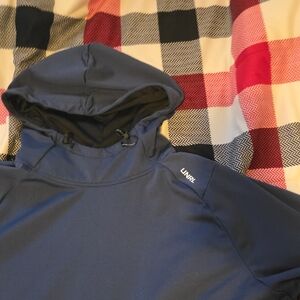 LINRL Men's Blue Hoodie Sweater